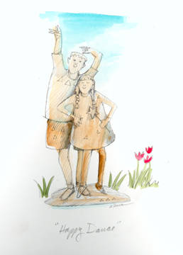 happy dance sketch #1