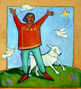 As Thy Song Flows Through Me, oil painting by Paula Zima