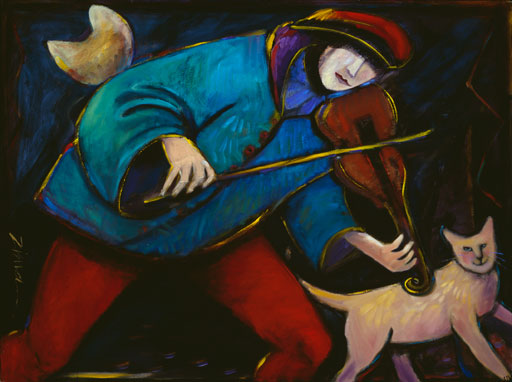 "By the Light of the Moon" - Giclee print of an oil painting by Paula Zima available as a giclee print.