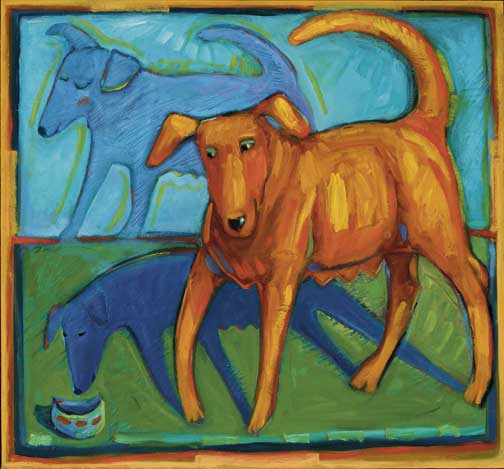 Chinle Dog, by Paula Zima, large image and comments.