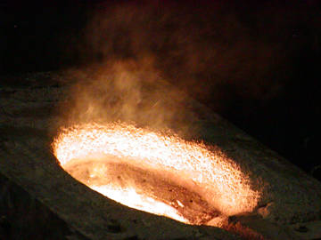 mouth of the glowing bronze cauldren