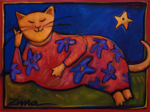 Odalisque, by Paula Zima, large image and comments.