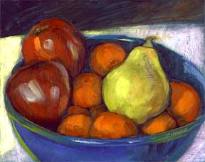 "bowl of fruit"