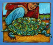 Honor All Beings, oil painting by Paula Zima
