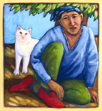 "Well Being"- Giclee print of an oil painting by Paula Zima available as a giclee print.