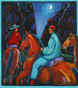 Wild Ride, oil painting by Paula Zima