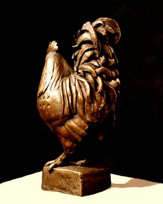 Giovanni the rooster, another view.
